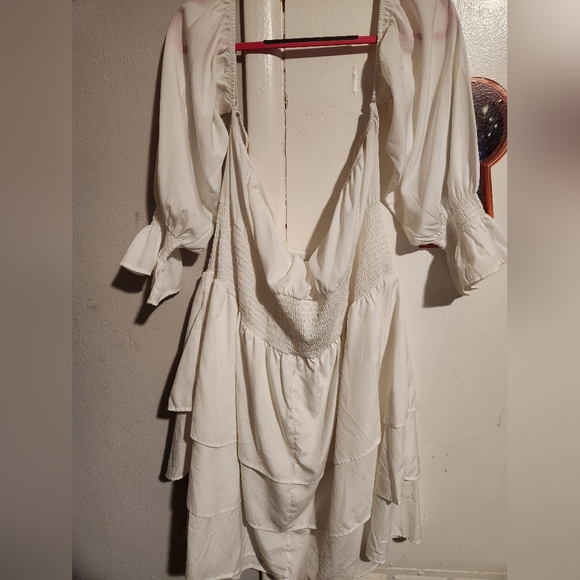 Bardot Ruffle Dress - Picture 4 of 5